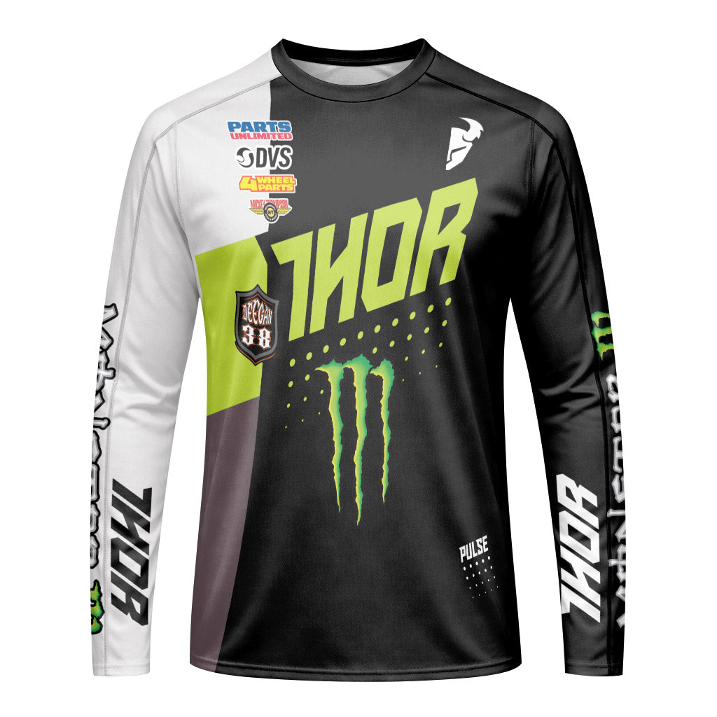 Thor Deegan Monster Energy Long Sleeve Motocross Jersey | MX