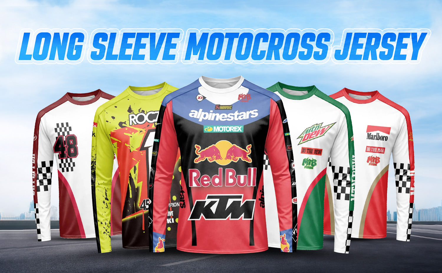 Deegan 38 Thor Yamaha Long Sleeve Motocross Jersey | Deegan 38 MX