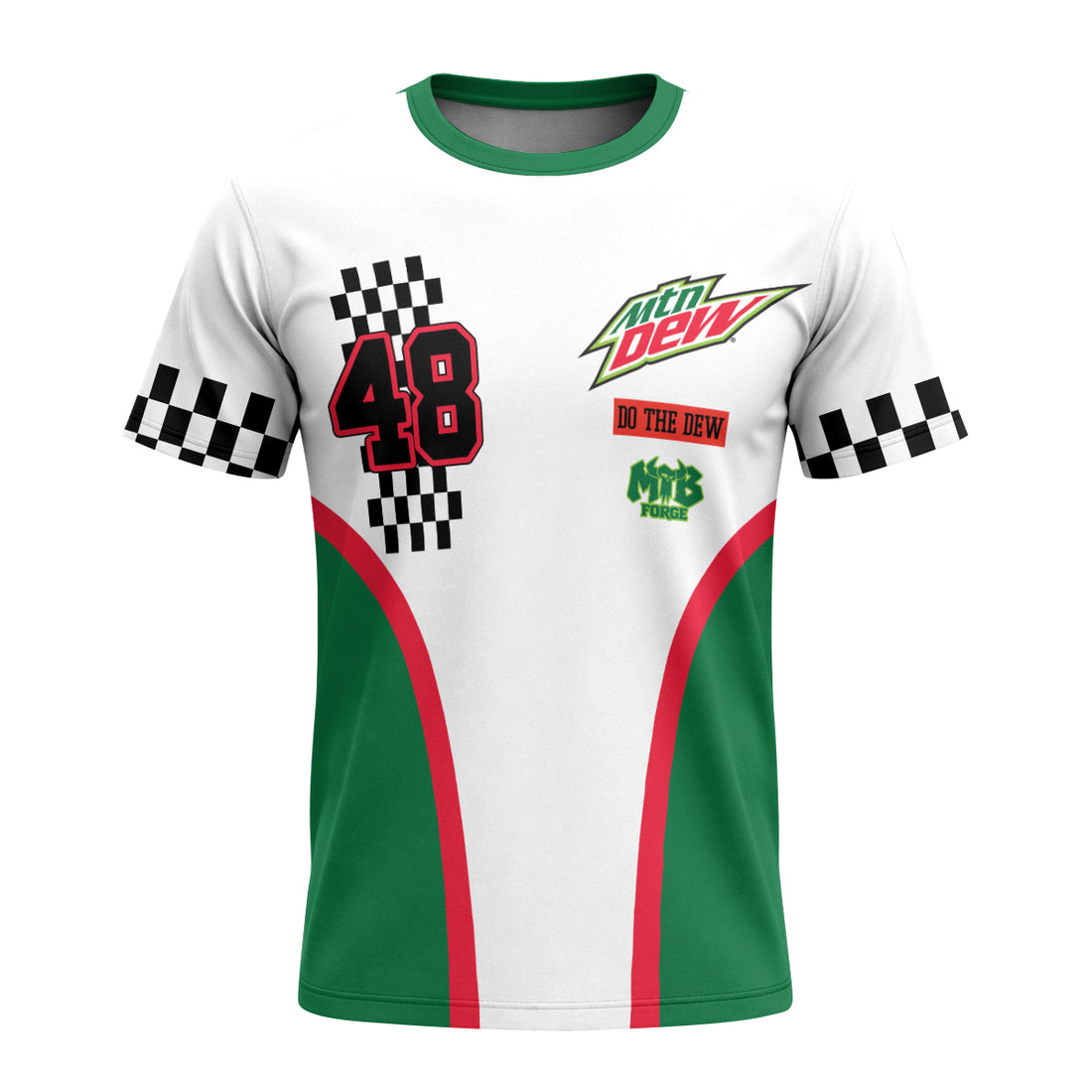 Mountain Dew Racing 48 T-Shirt | Downhill MTB Jersey Short Sleeve - Product Image