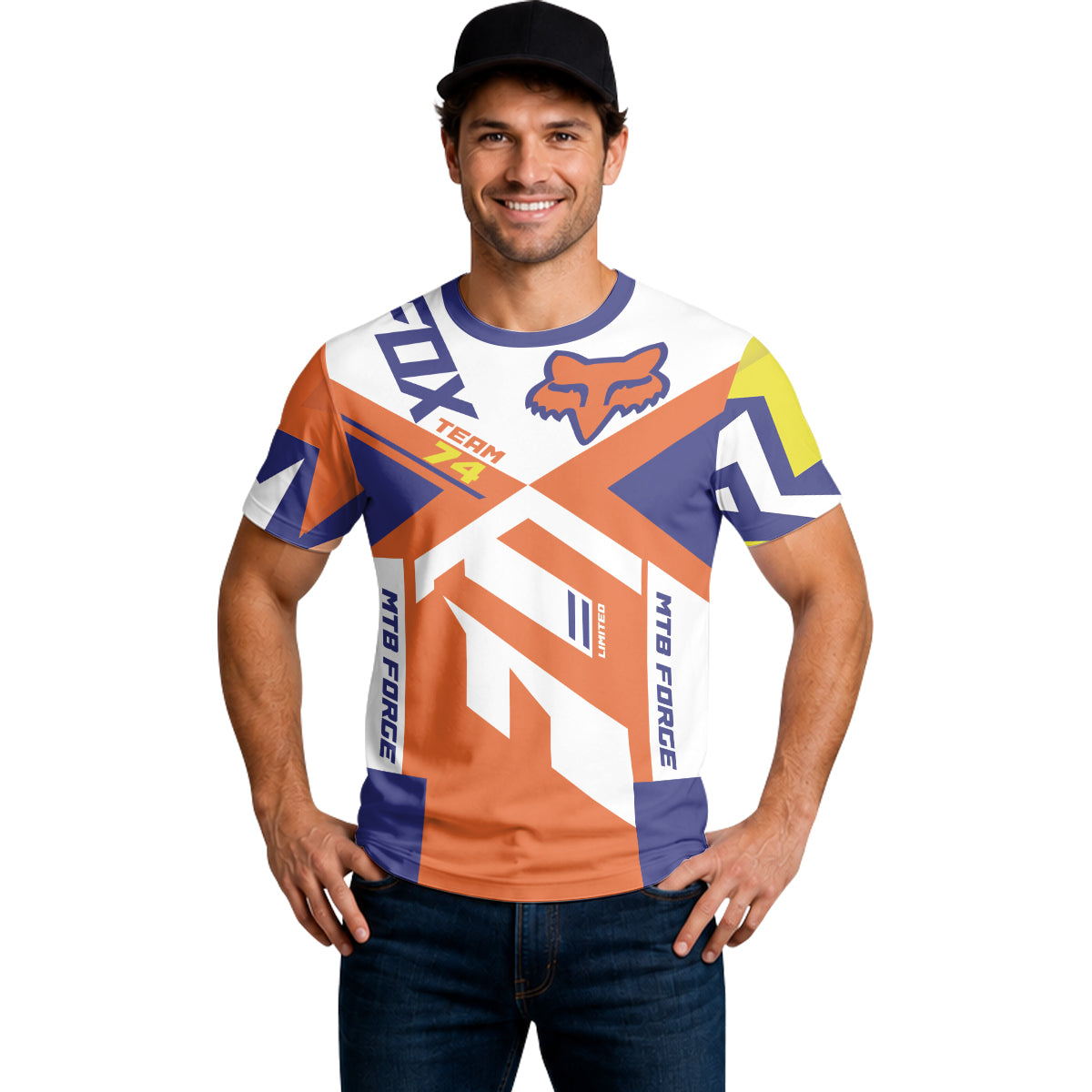 Fox Team 74 Short Sleeve Mountain Bike Jersey