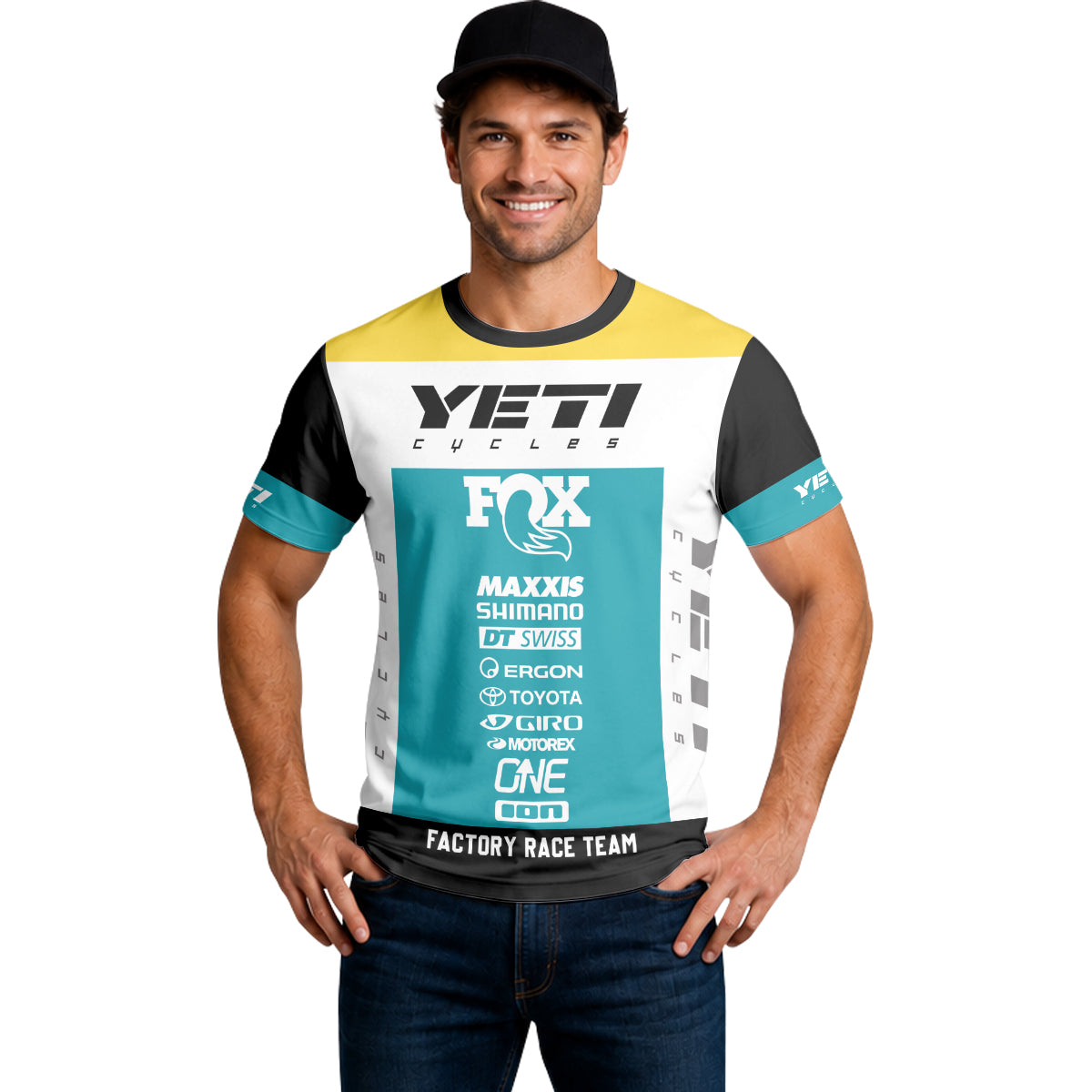 Yeti Fox Factory Team Short Sleeve Mountain Bike Jersey