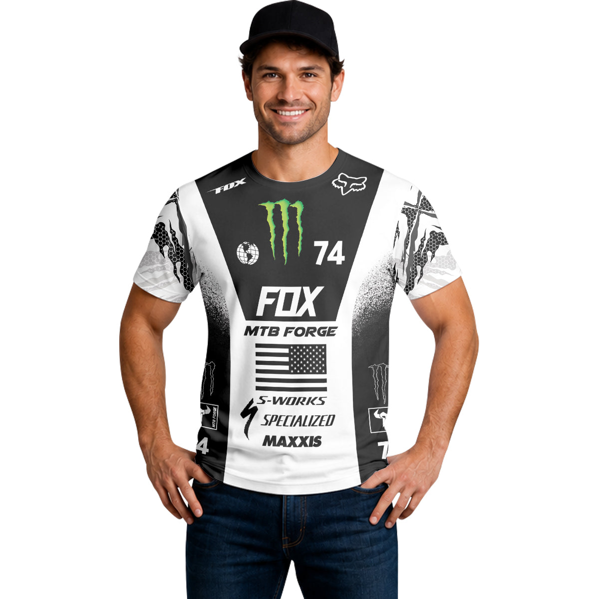 Specialized Monster Energy Fox 74 Short Sleeve Mountain Bike Jersey