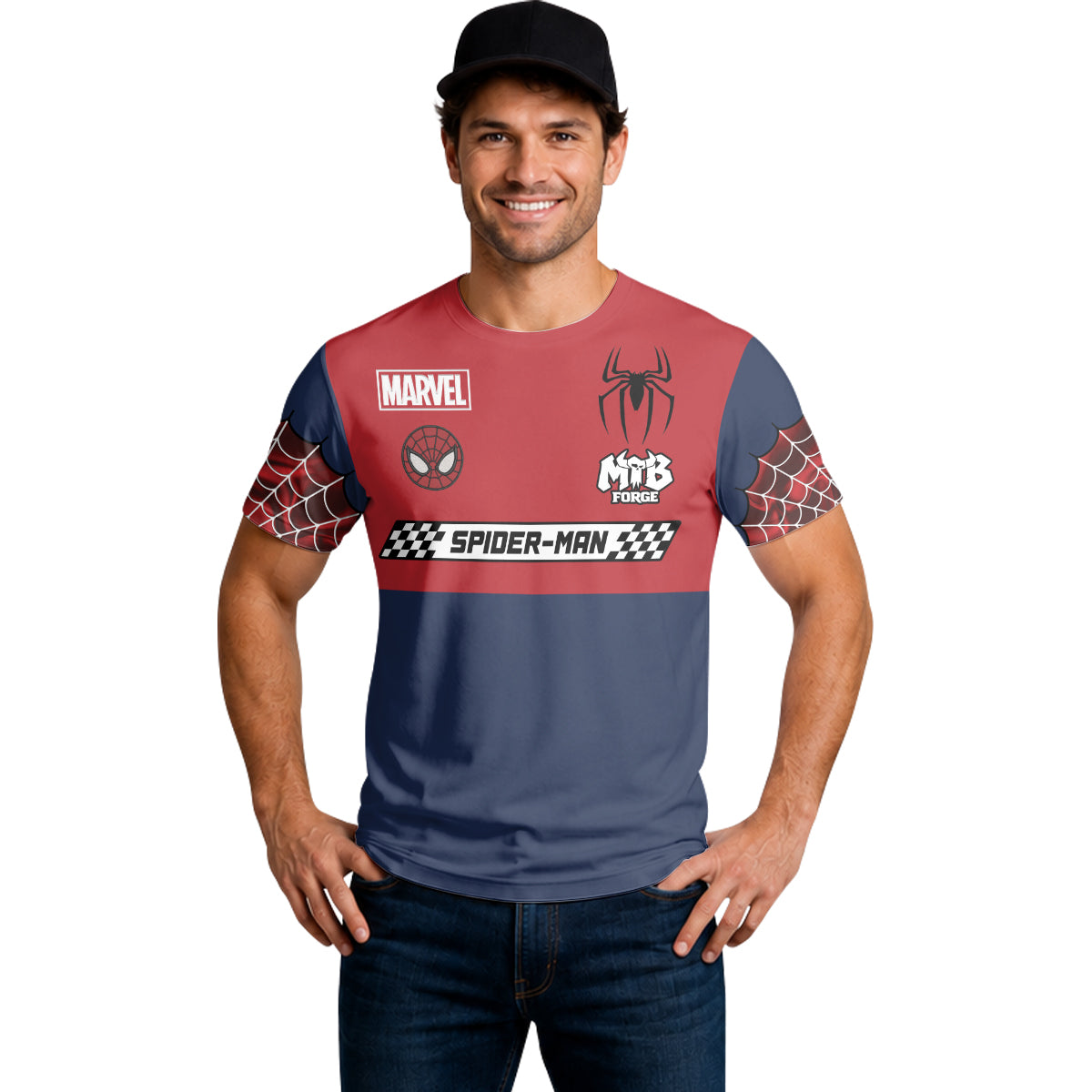 Marvel Spider-Man Short Sleeve Mountain Bike Jersey