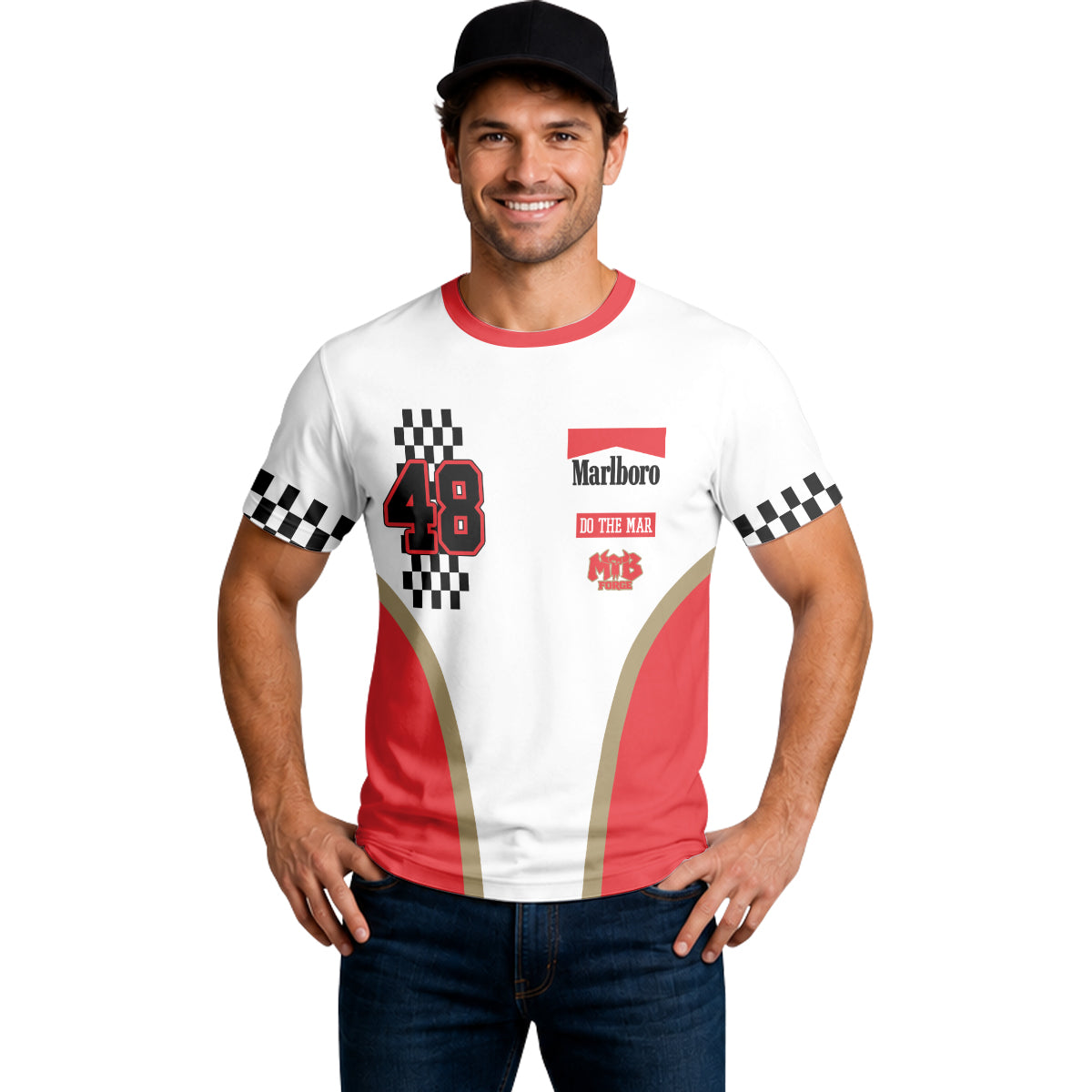 Marlboro Racing 48 Short Sleeve Motocross Jersey