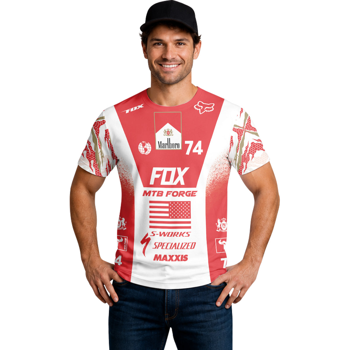 Specialized Marlboro Fox 74 Short Sleeve Mountain Bike Jersey