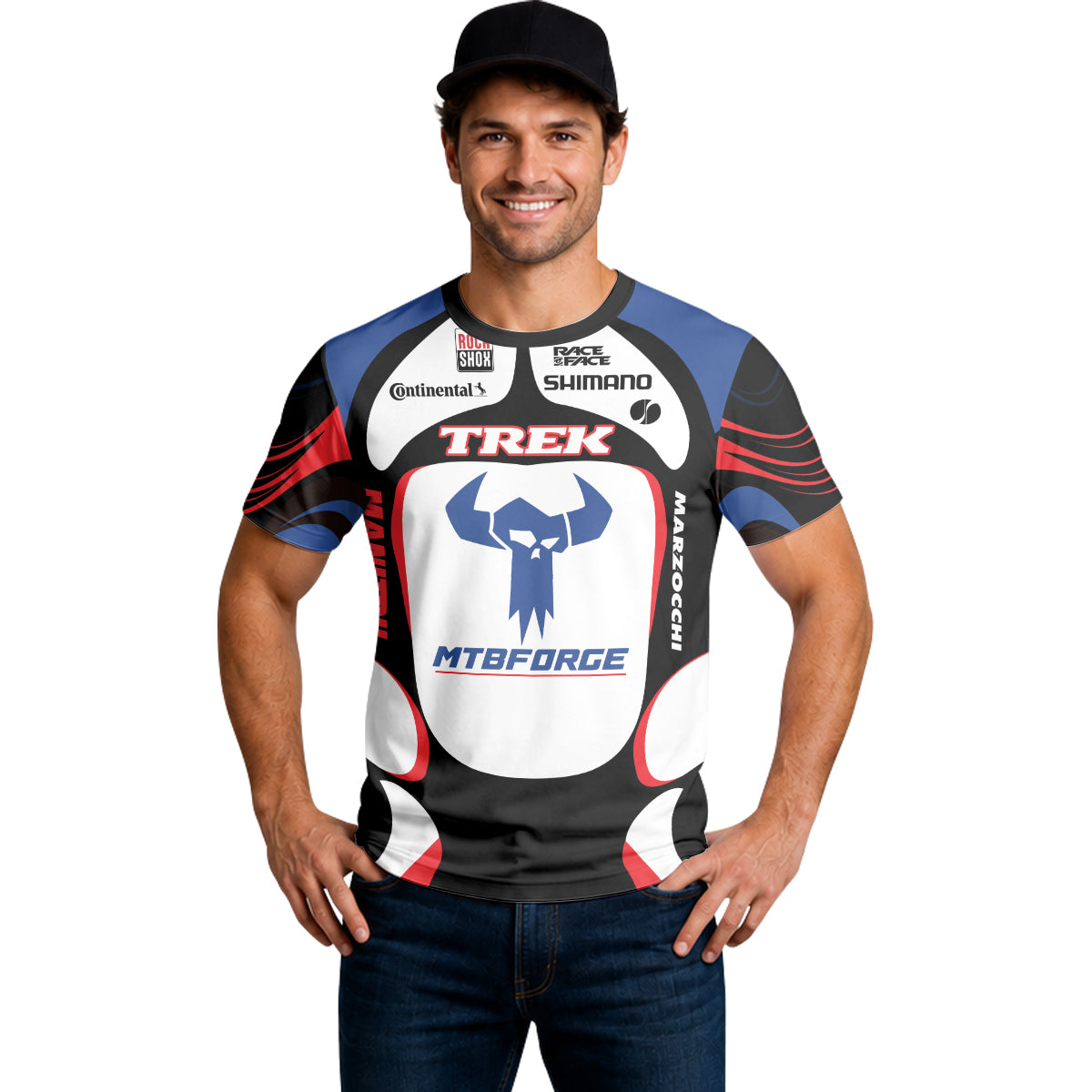 Trek Retro Team Short Sleeve Mountain Bike Jersey