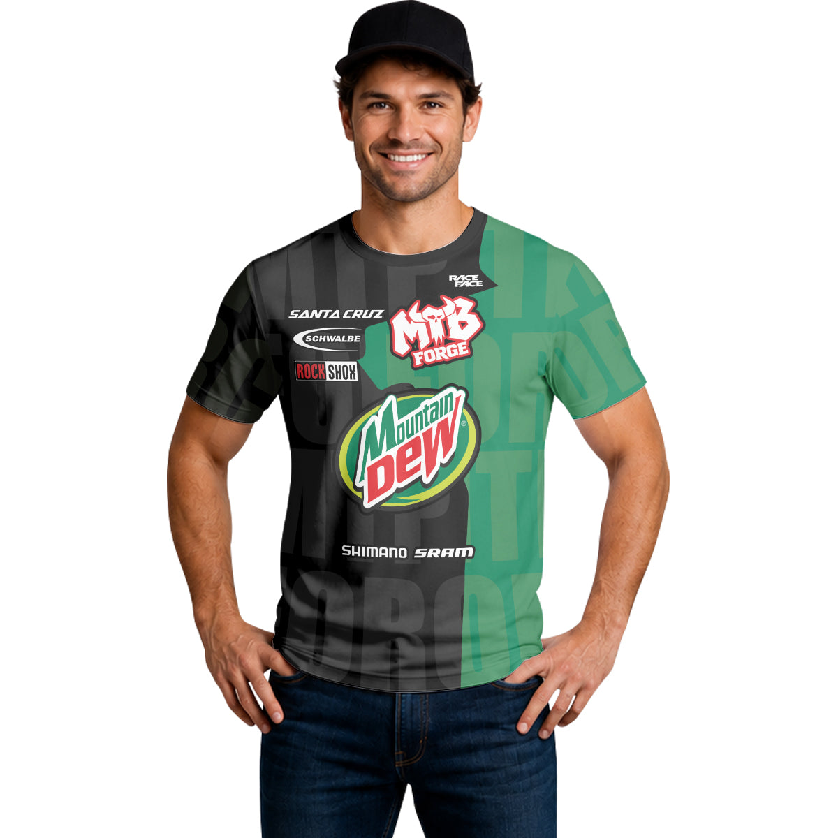 Santa Cruz Mountain Dew Short Sleeve Mountain Bike Jersey