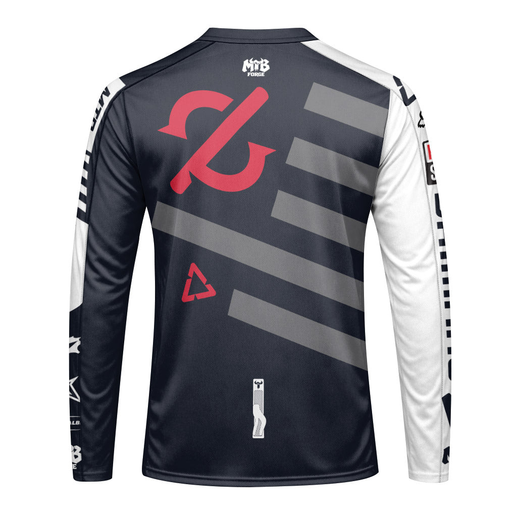 AMFlow Santa Cruz Gravity Downhill Jersey | Santa Cruz Gravity Jersey - back view mockup