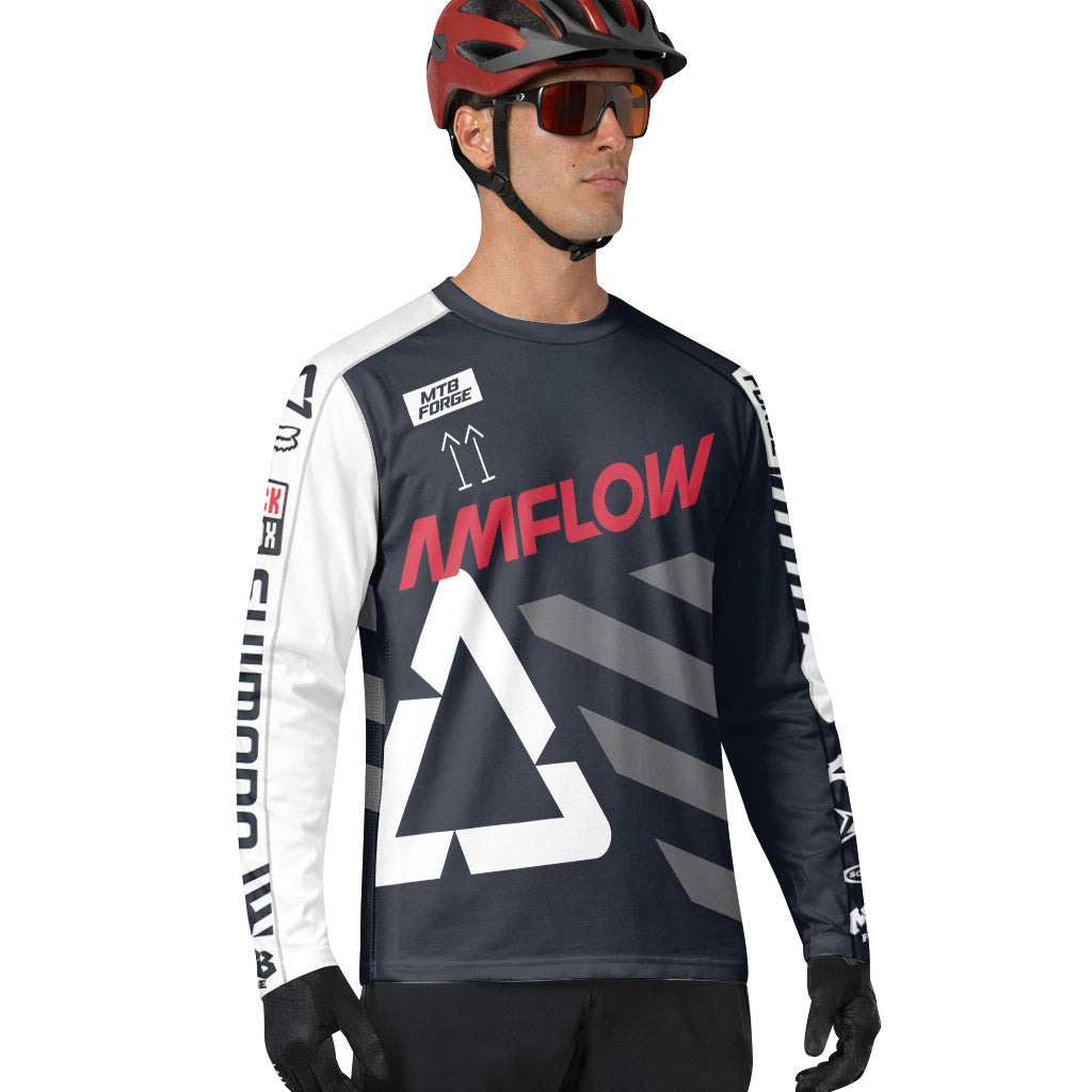 AMFlow Santa Cruz Gravity Downhill Jersey | Santa Cruz Gravity Jersey - lifestyle view