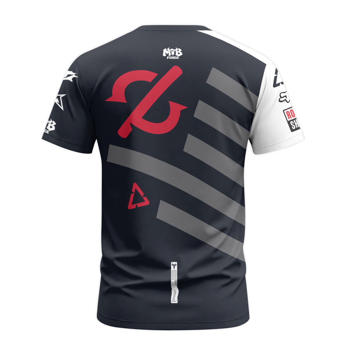 AMFlow Santa Cruz Gravity Race T-Shirt | AMFlow Mountain Biking TEE - back view mockup