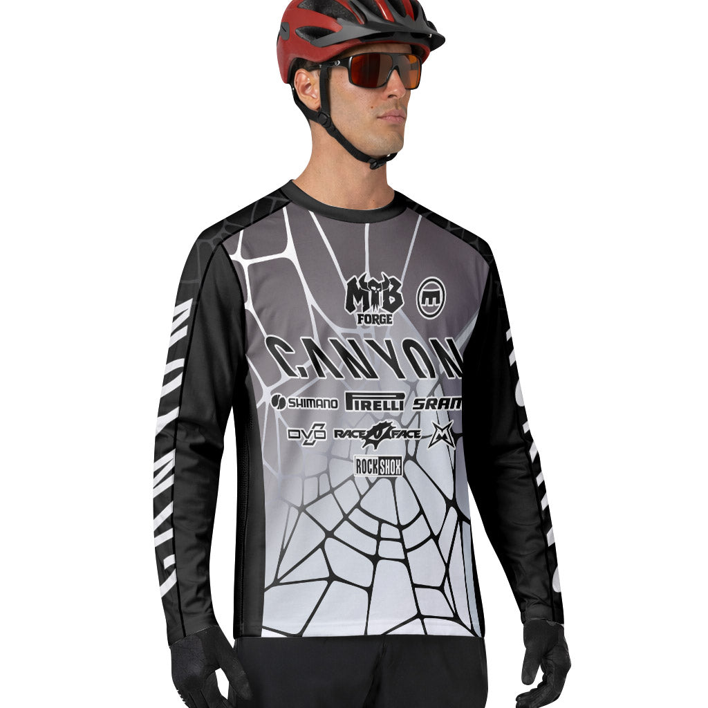 Canyon Webline Downhill Jersey | Canyon Freeride Mountain Bike Jersey - lifestyle view