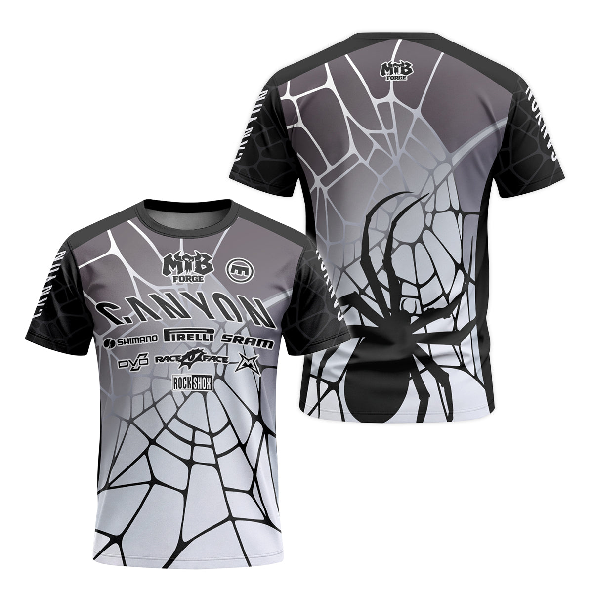 Canyon Webline Race T-Shirt | Canyon Cycling Lifestyle T-Shirt - front and back view