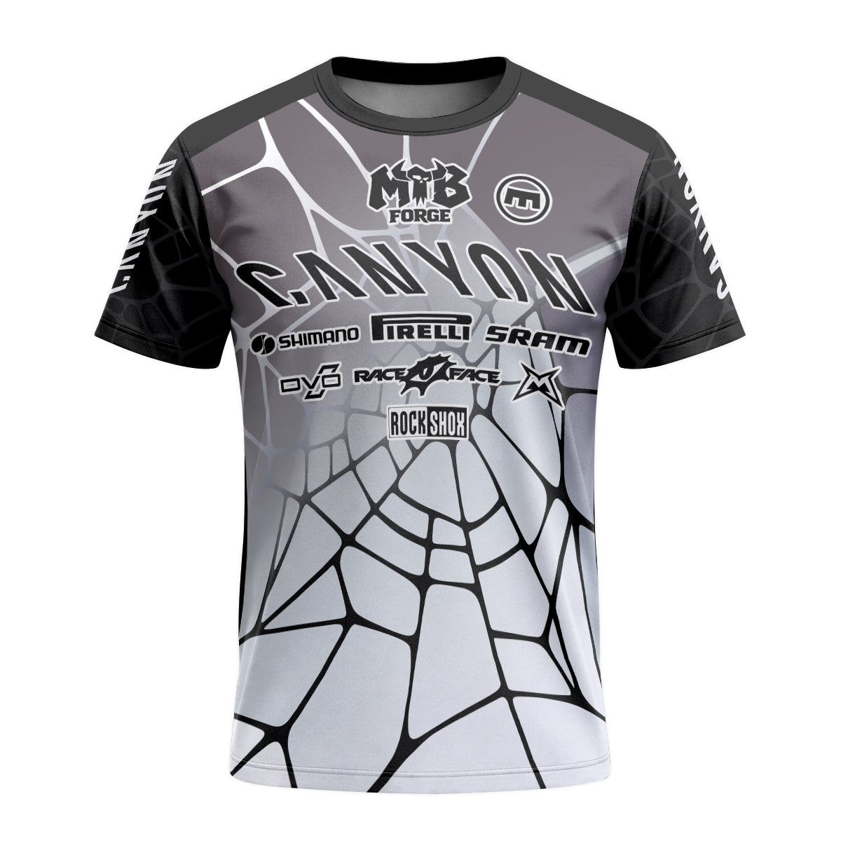 Canyon Webline Race T-Shirt | Canyon Cycling Lifestyle T-Shirt - front view mockup