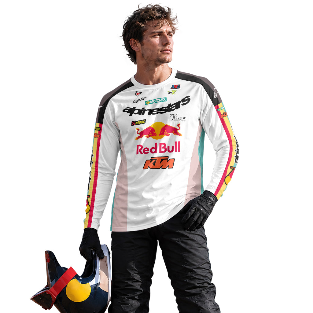 Chase Sexton 4 Red Bull KTM Alpinestars Long Sleeve Motocross Jersey - lifestyle view