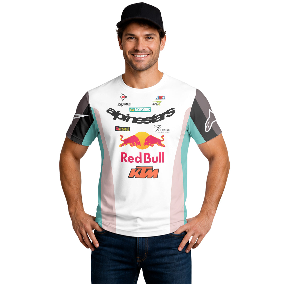 Chase Sexton 4 Red Bull KTM Alpinestars Short Sleeve Motocross Jersey - lifestyle view