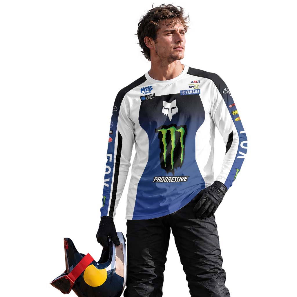 Deegan 1W Monster Energy Yamaha Progressive Long Sleeve Motocross Jersey - lifestyle view