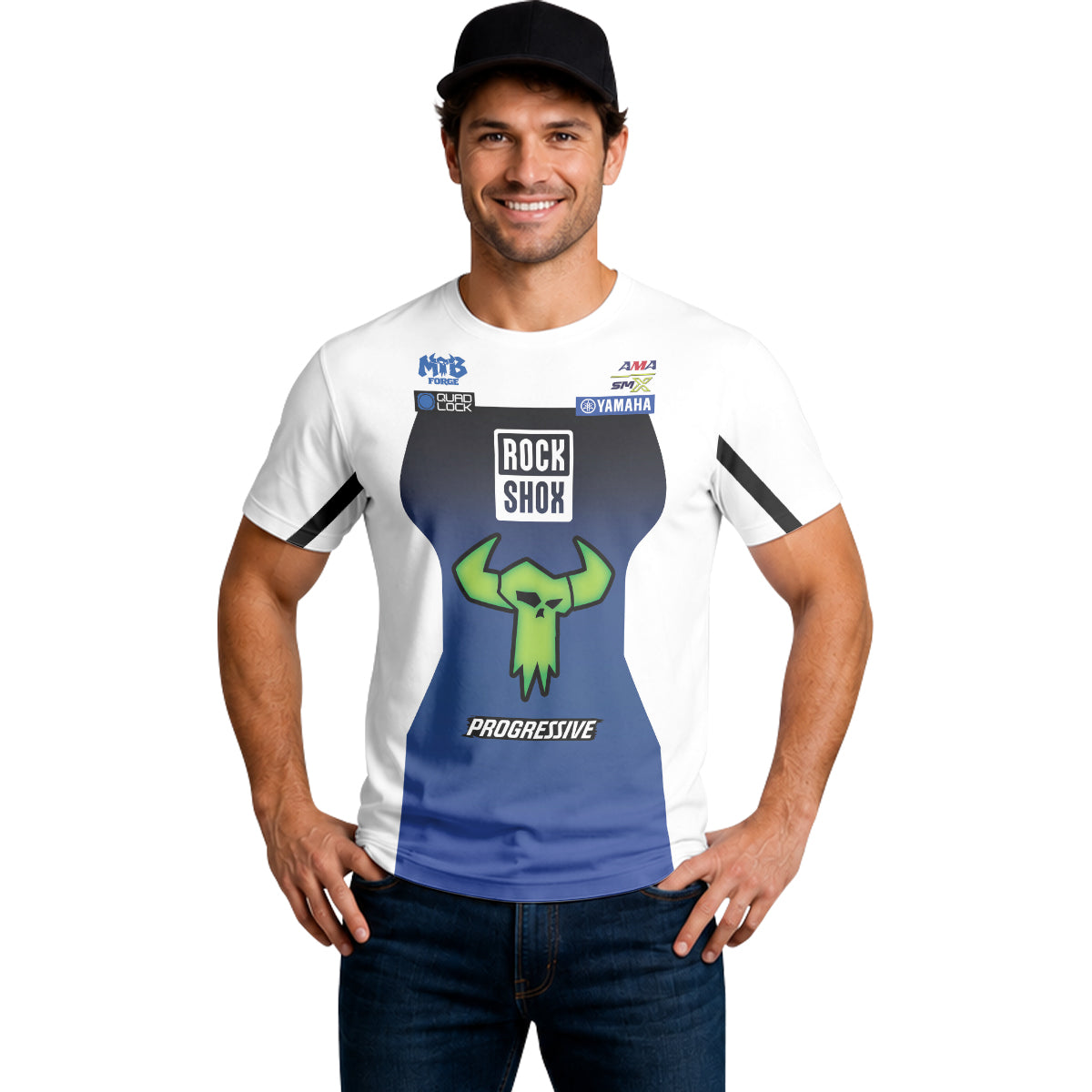 Deegan 1W Yamaha Progressive Short Sleeve Motocross Jersey – Lifestyle View