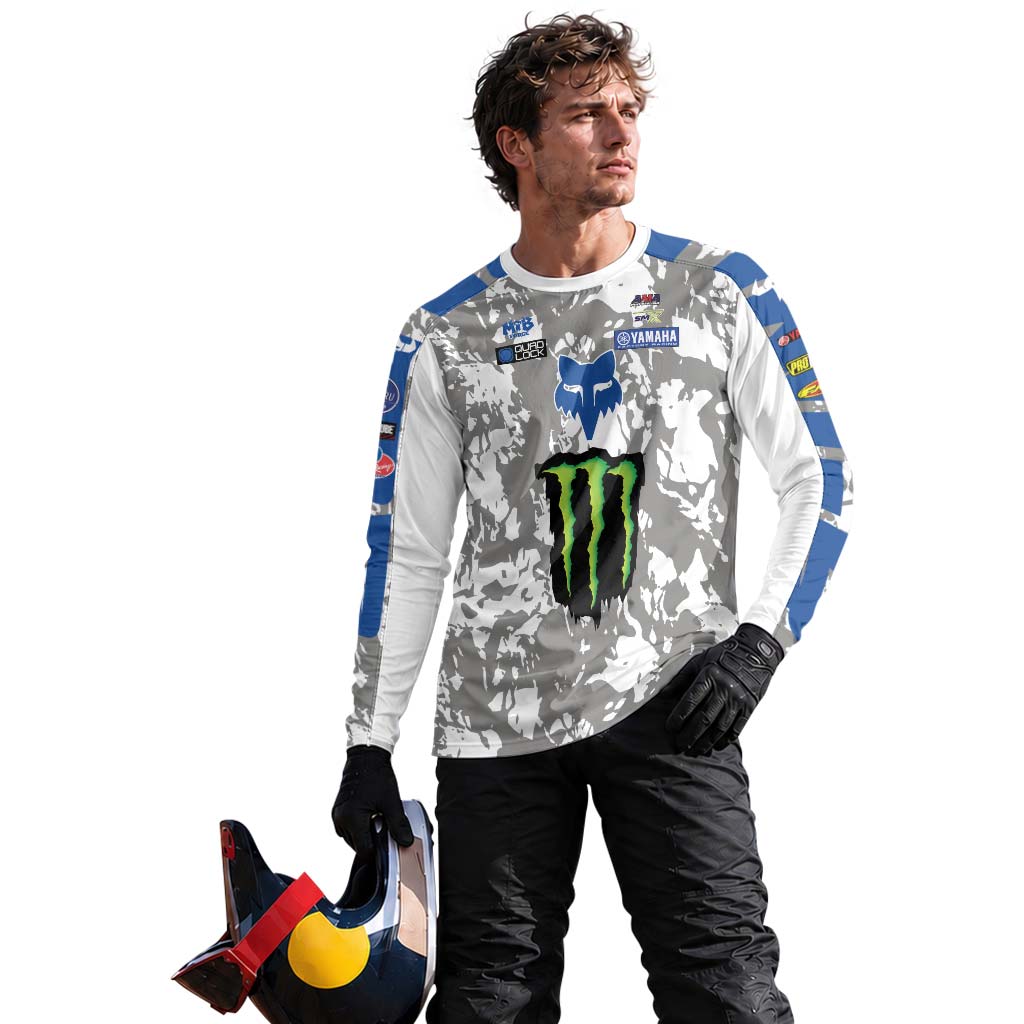 Deegan 38 Monster Yamaha Camo Long Sleeve Motocross Jersey - lifestyle view