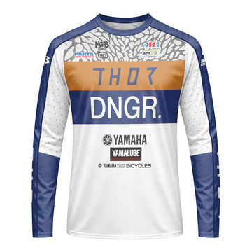 Deegan 38 Thor Yamaha Long Sleeve Motocross Jersey - front view mockup