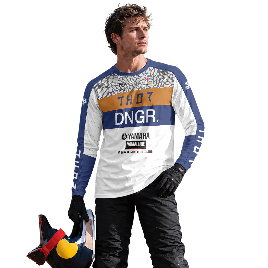Deegan 38 Thor Yamaha Long Sleeve Motocross Jersey - lifestyle view