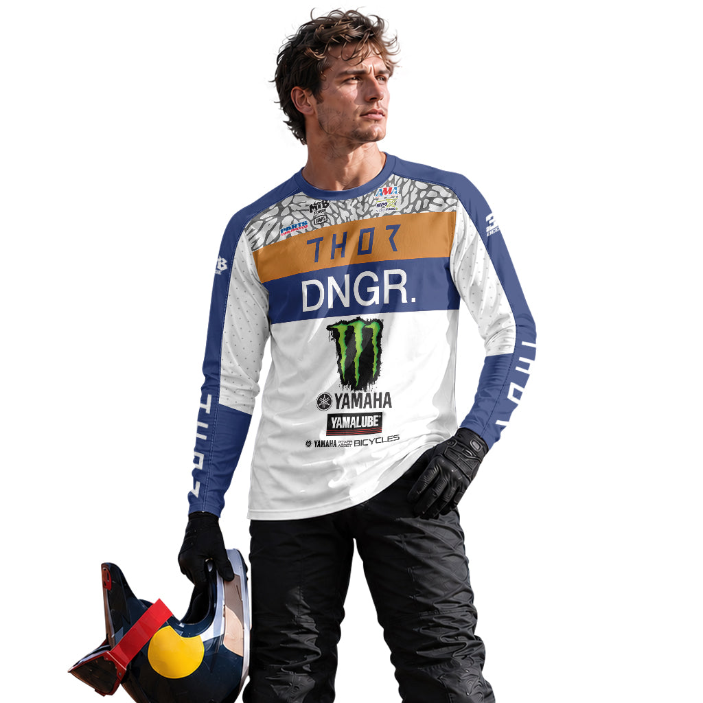 Deegan 38 Thor Yamaha Monster Energy Long Sleeve Motocross Jersey - lifestyle view