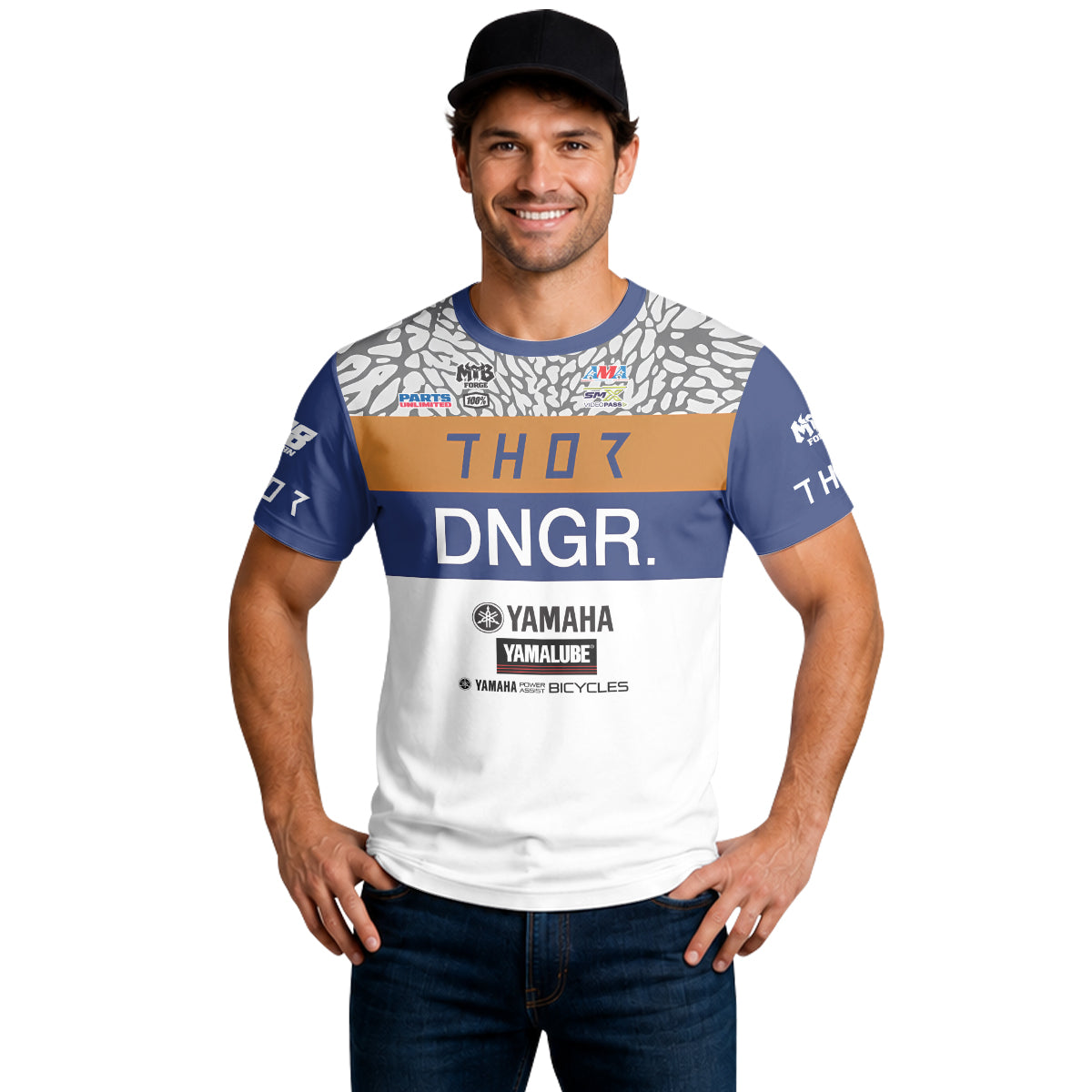 Deegan 38 Thor Yamaha Short Sleeve Motocross Jersey - lifestyle view