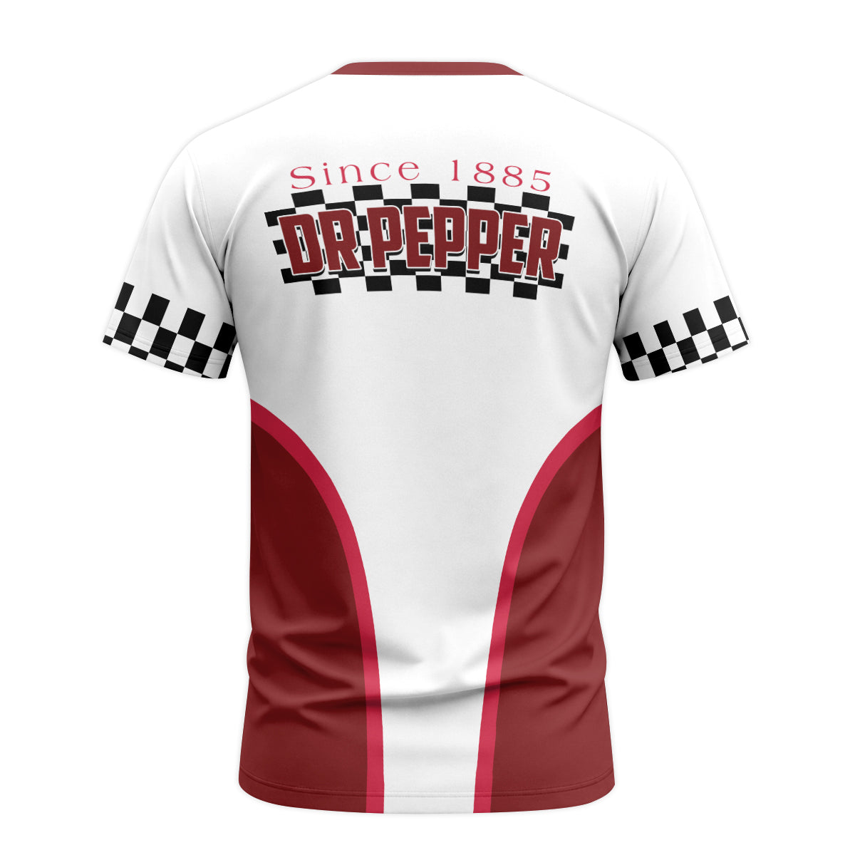 Dr Pepper Racing 48 Youth Short Sleeve Motocross Jersey – Back View Mockup
