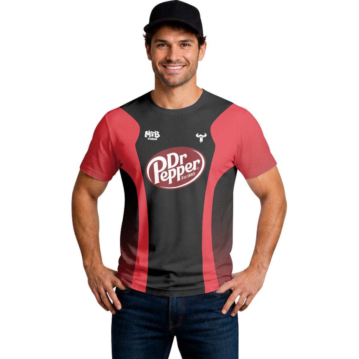 Factory Dr Pepper Short Sleeve Mountain Bike Jersey – Lifestyle View