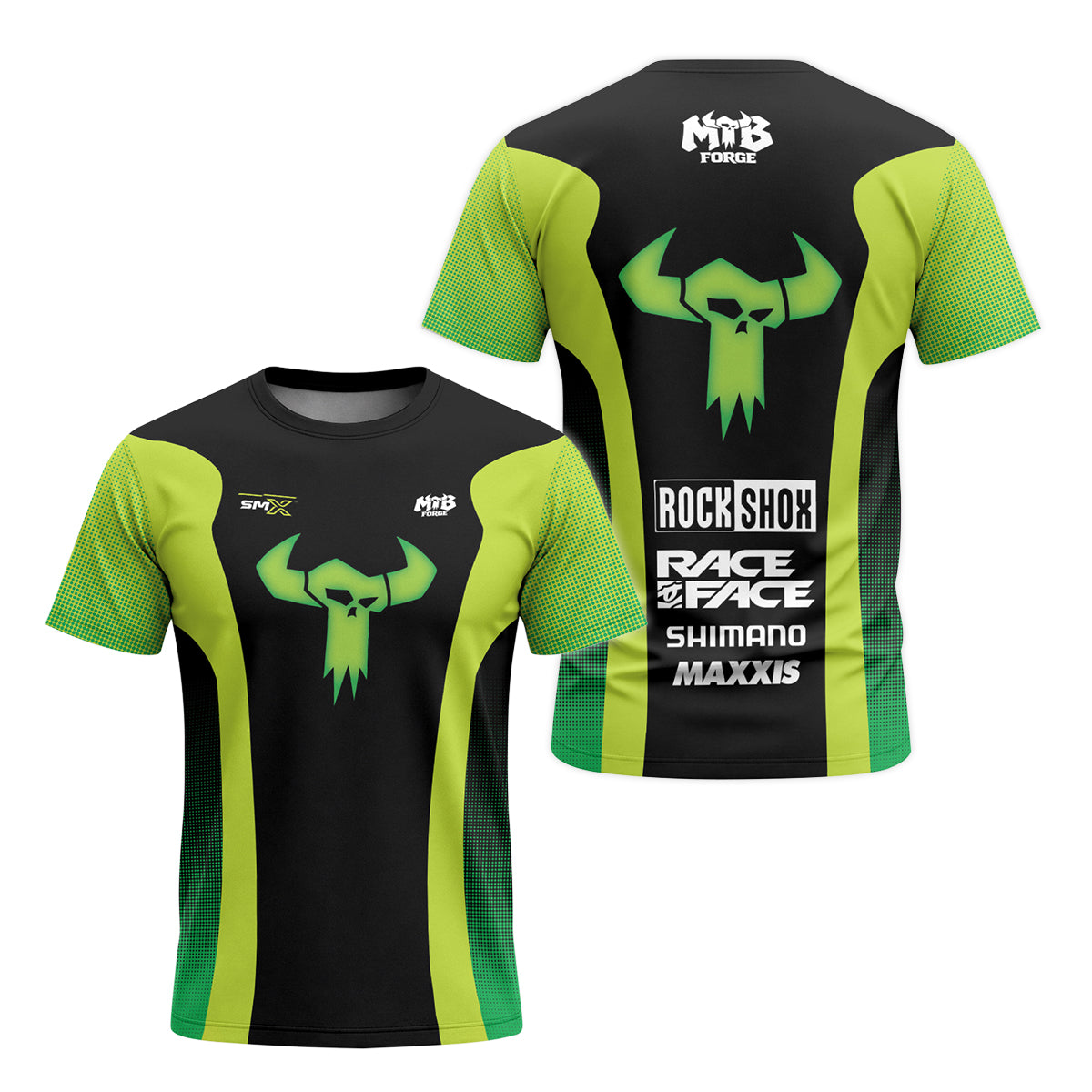 Factory Short Sleeve Mountain Bike Jersey – Front and Back View