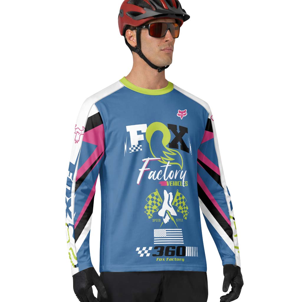 Fox Factory Voltage 360 Long Sleeve Mountain Bike Jersey | Fox Jersey - lifestyle view