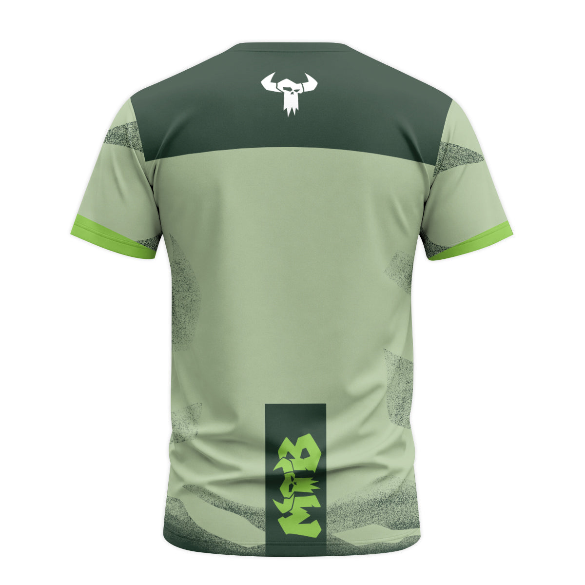 Fox X Factory Short Sleeve Mountain Bike Jersey | Fox Race MTB Jersey - back view mockup