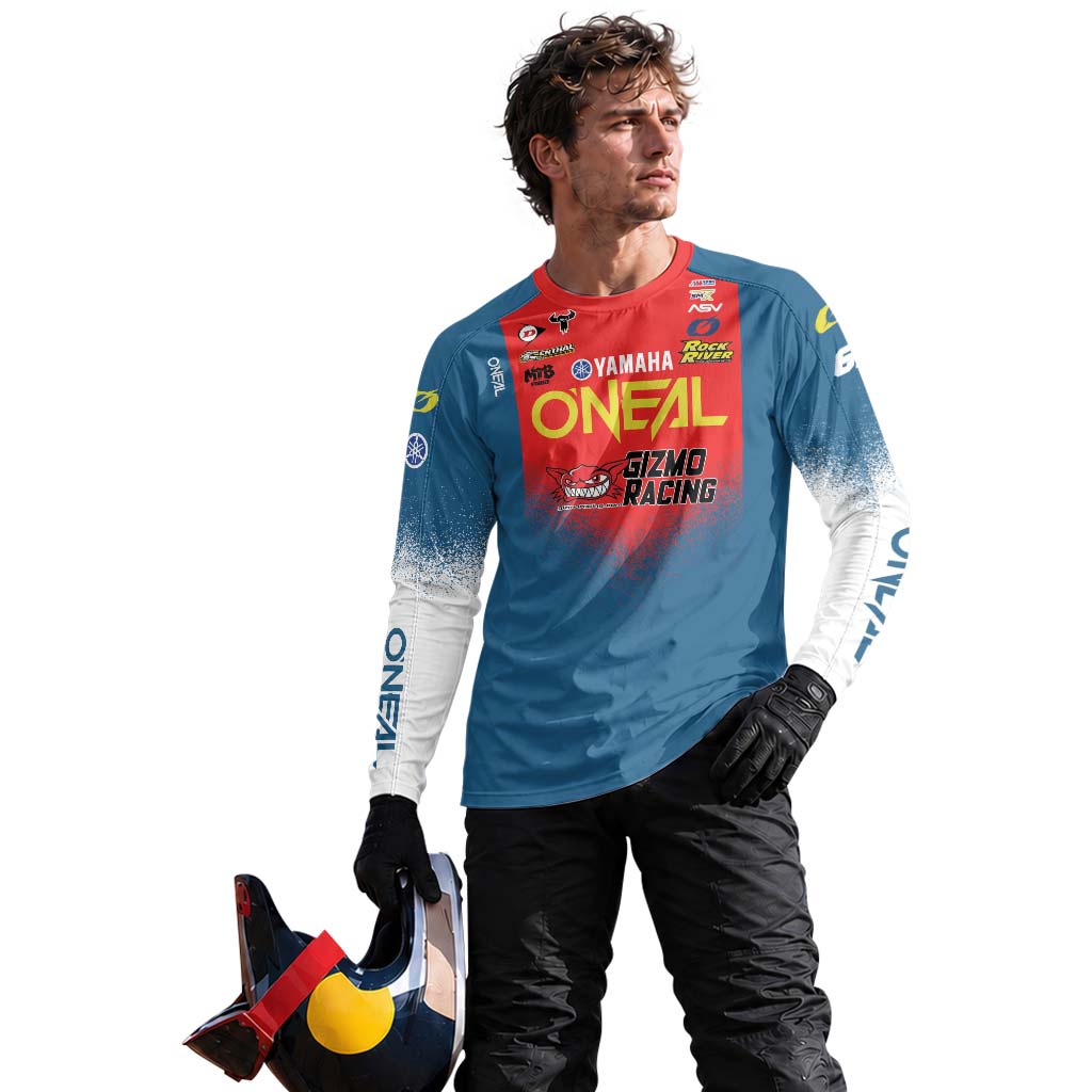 Fredrik Norén #63 O'Neal Yamaha Long Sleeve Motocross Jersey – Lifestyle View
