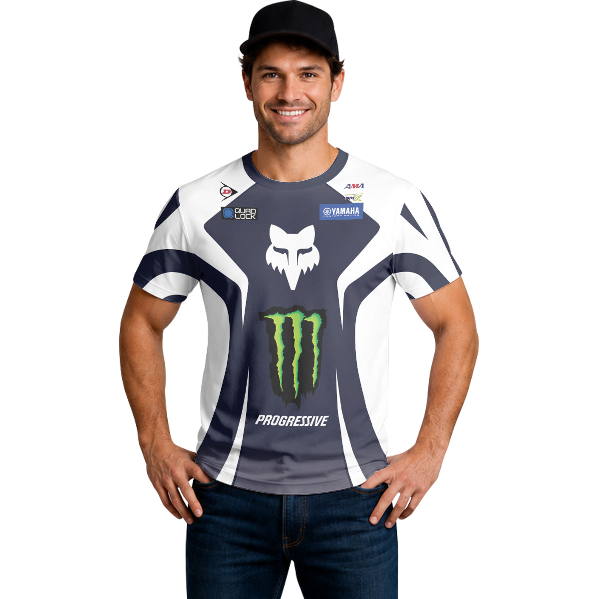 Haiden Deegan 1W Fox Monster Energy Short Sleeve Motocross Jersey - lifestyle view