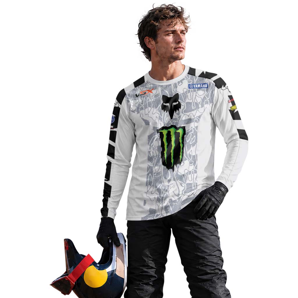 Haiden Deegan 38 Fox Monster Energy Camo Long Sleeve Motocross Jersey - lifestyle view