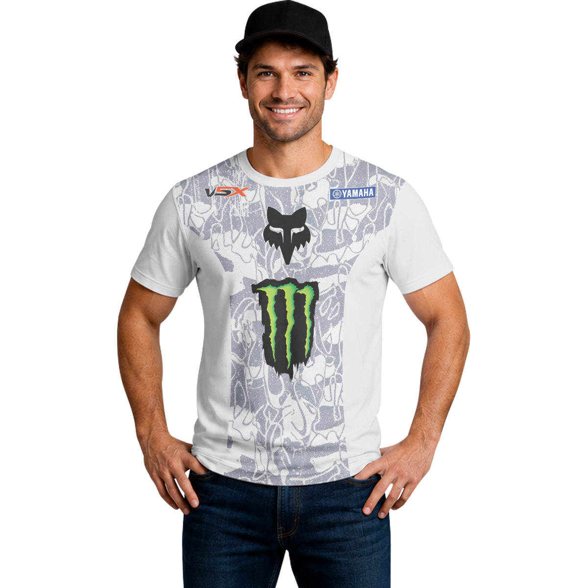 Haiden Deegan 38 Fox Monster Energy Camo Short Sleeve Motocross Jersey - lifestyle view