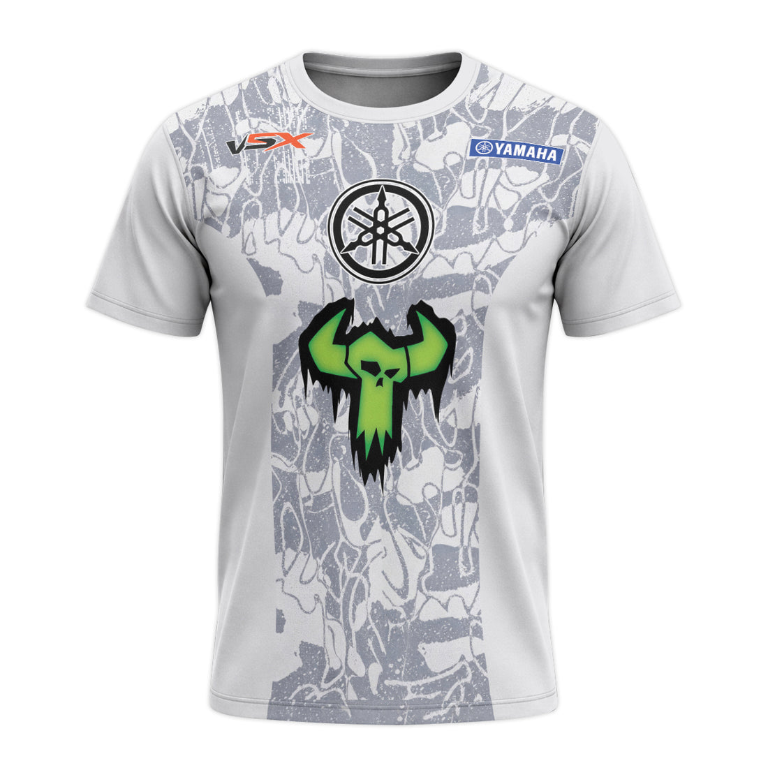 Haiden Deegan 38 Yamaha White Gray Short Sleeve Motocross Jersey