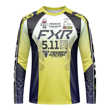 Jordon Smith 20 FXR Triumph Racing Long Sleeve Motocross Jersey – Front View Mockup