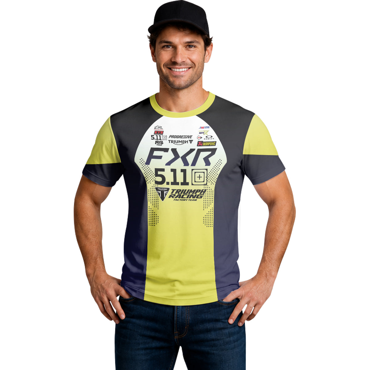 Jordon Smith 20 FXR Triumph Racing Short Sleeve Motocross Jersey – Lifestyle View