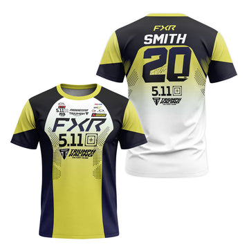 Jordon Smith 20 FXR Triumph Racing Short Sleeve Motocross Jersey – Front and Back View