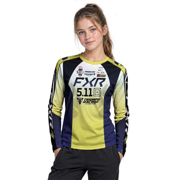 Jordon Smith 20 FXR Triumph Racing Youth Long Sleeve Motocross Jersey – Girl Lifestyle View