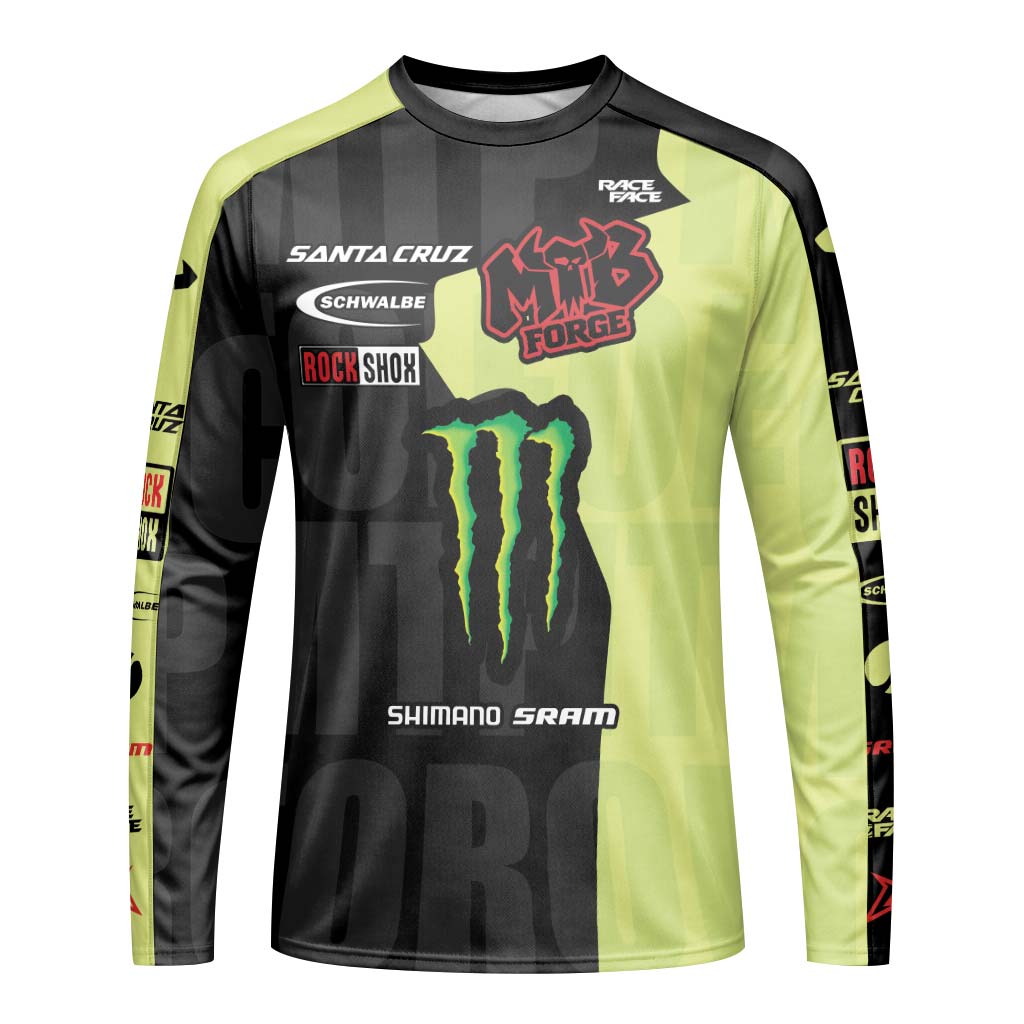 Monster Energy Santa Cruz Downhill Jersey | Monster Energy Race Jersey - front view mockup