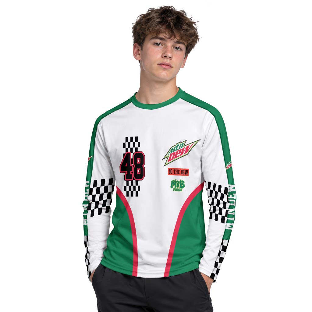 Mountain Dew Racing 48 Youth Long Sleeve Motocross Jersey – Boy Lifestyle View