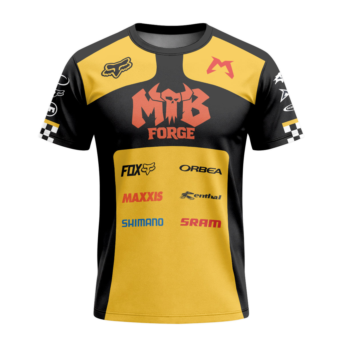 Orbea Desert Grid Race T-Shirt | Orbea Cycling Lifestyle T-Shirt - front view mockup