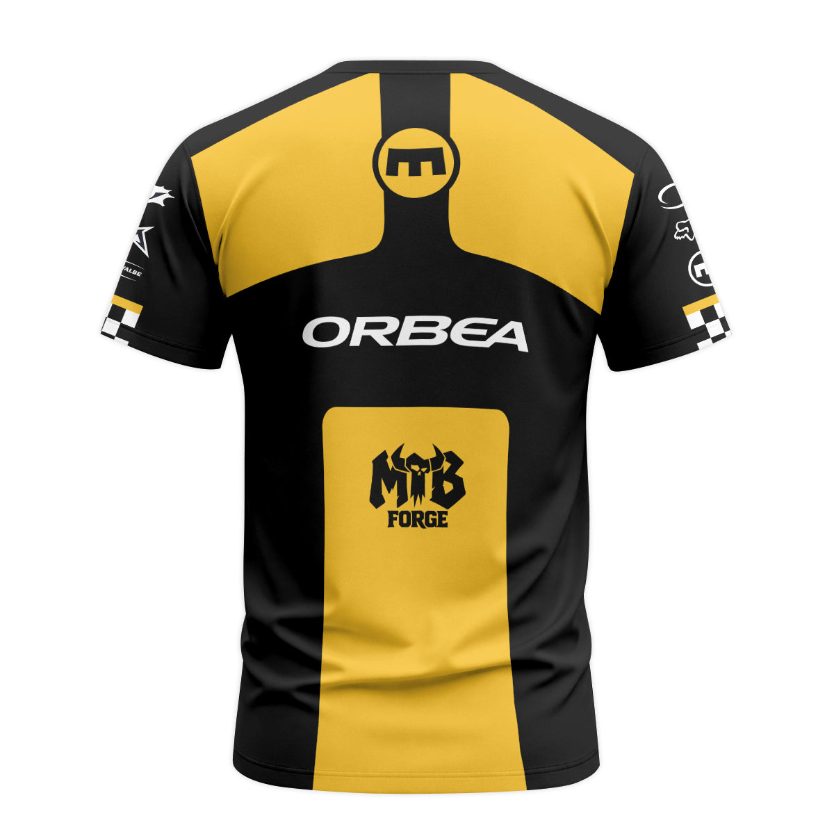 Orbea Desert Grid Race T-Shirt | Orbea Cycling Lifestyle T-Shirt - back view mockup
