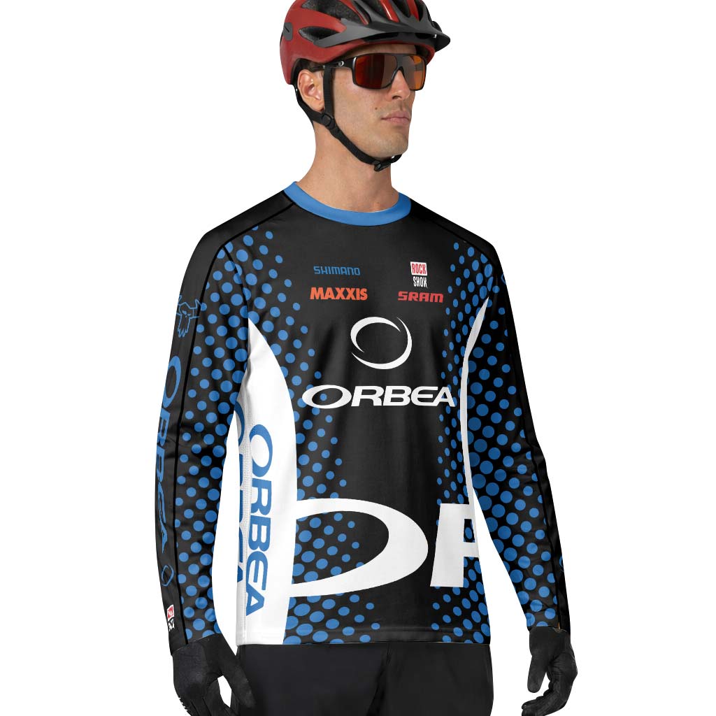 Orbea Factory Pulse Long Sleeve Mountain Bike Jersey - lifestyle view