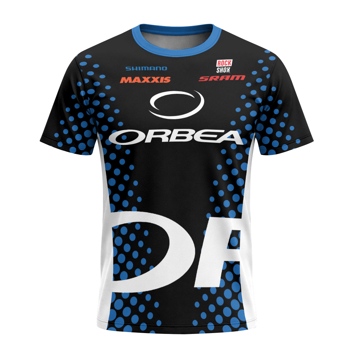 Orbea Factory Pulse Youth Short Sleeve Mountain Bike Jersey – Front View Mockup