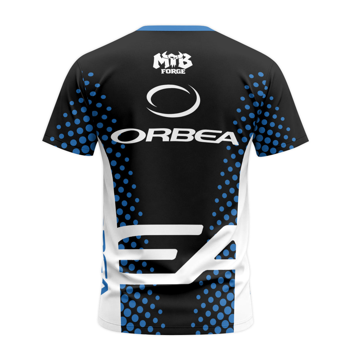 Orbea Factory Pulse Youth Short Sleeve Mountain Bike Jersey – Back View Mockup