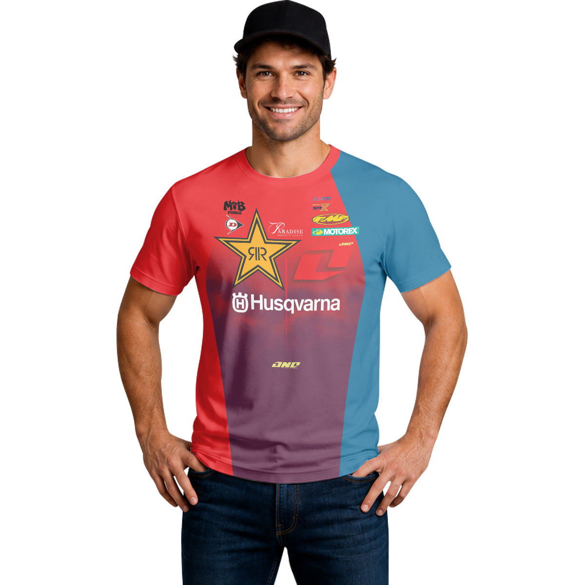 Ryder DiFrancesco #34 Rockstar Husqvarna Short Sleeve Motocross Jersey – Lifestyle View