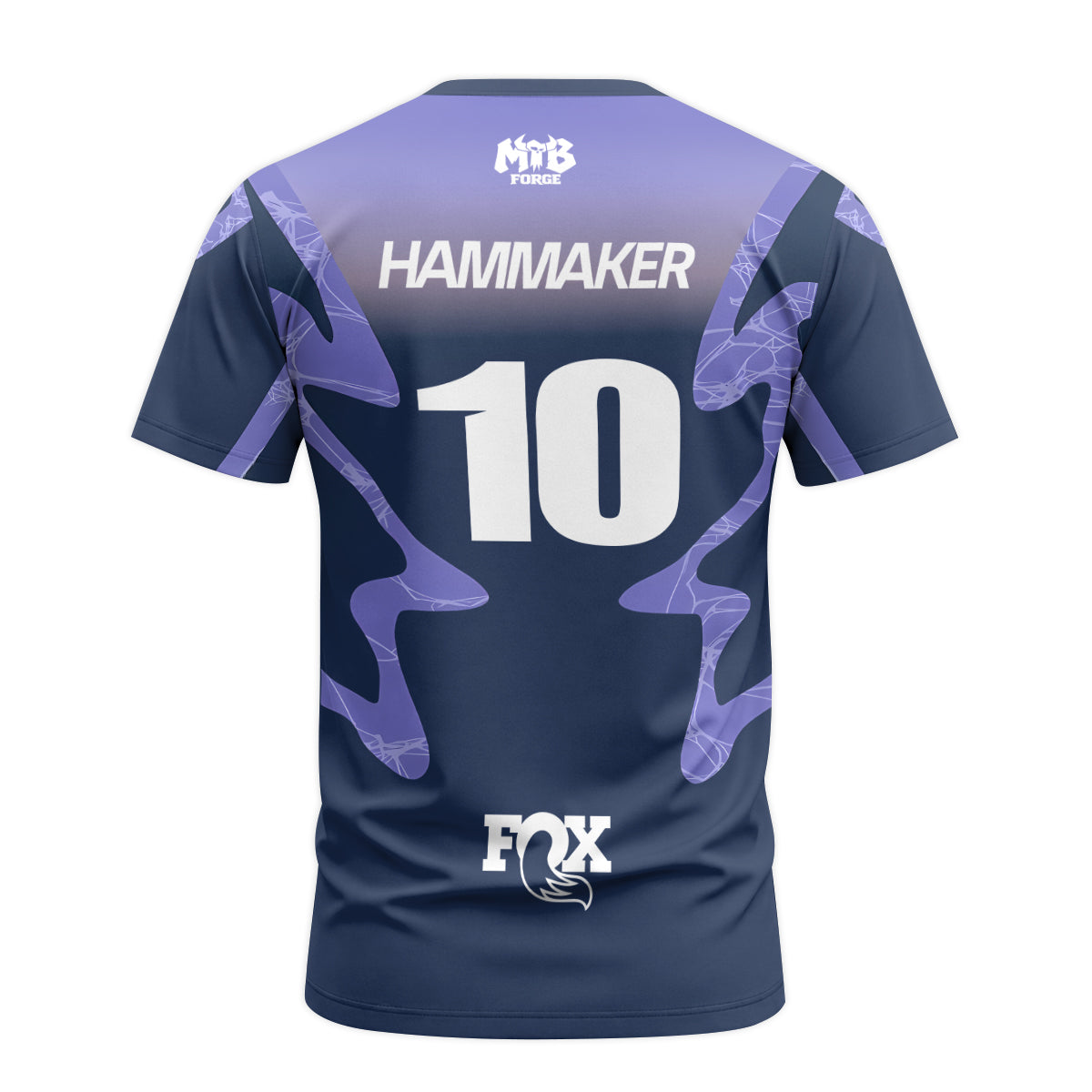 Seth Hammaker 10 Kawasaki Monster Energy Pro Circuit Short Sleeve Motocross Jersey - back view mockup