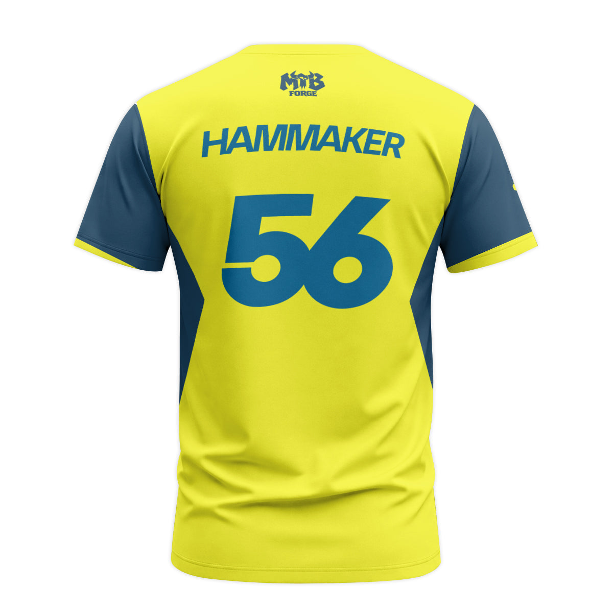 Seth Hammaker 56 Kawasaki Pro Circuit Youth Short Sleeve Motocross Jersey – Back View Mockup